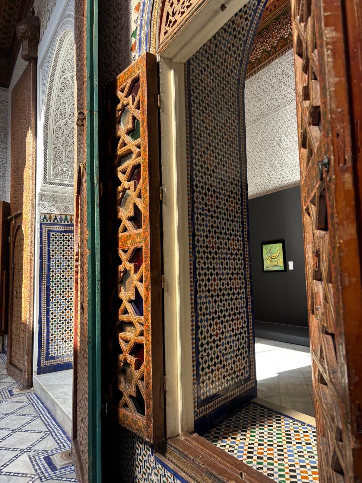 Dar el Bacha, coffre marocain ancien exposé au musée