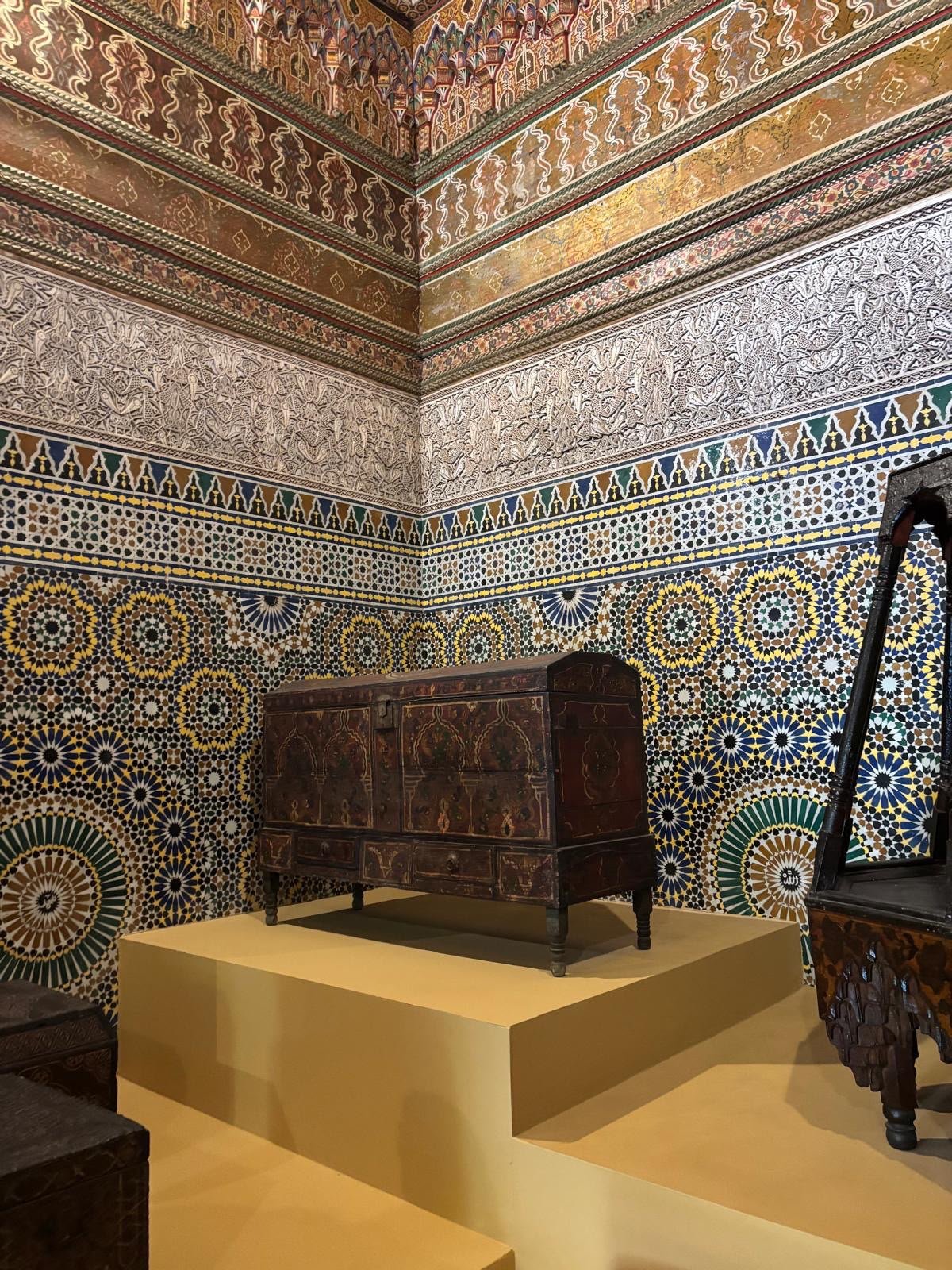 Palais Bahia, salle richement décorée
