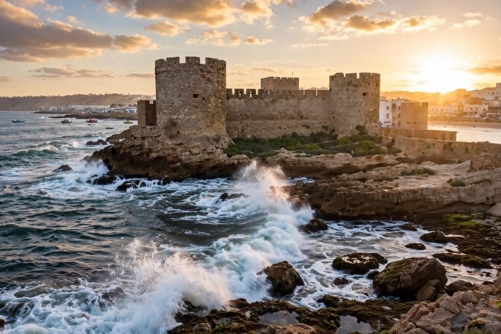 Remparts et forteresse du port de Safi, sur la côte atlantique